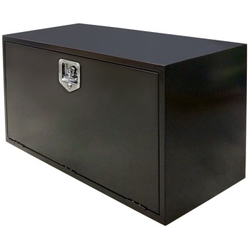 Truck & Trailer, Black Powder Coated Toolbox - 915mm (W) x 610mm (H) x 560mm (D)